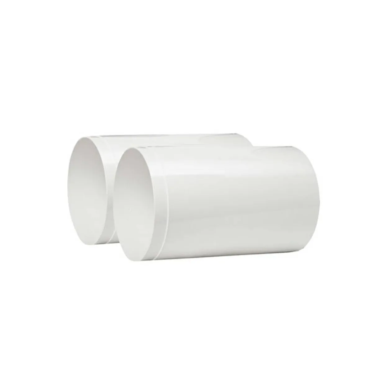 Väggrör 2-pack i ABS-plast, 100mm