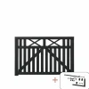 Vinesse Bred 150 x 98 cm med Beslag Svart