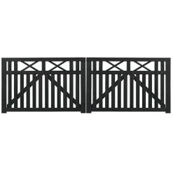 Vinesse Dubbel 300x98 cm Svart