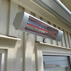 1800W Proffs Hängande Terrassvärmare med Fjärrkontroll, Aluminium