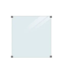 90x91 Klarglas