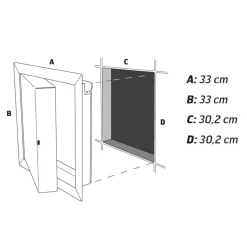 300x300 mm