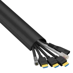 50x25mm Svart Självhäftande för Kabelhantering